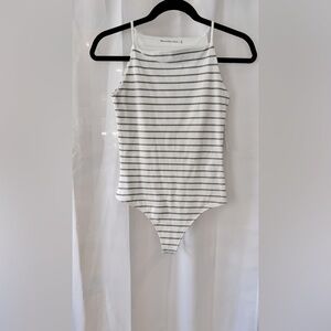 Abercrombie Striped Bodysuit. Size Small.